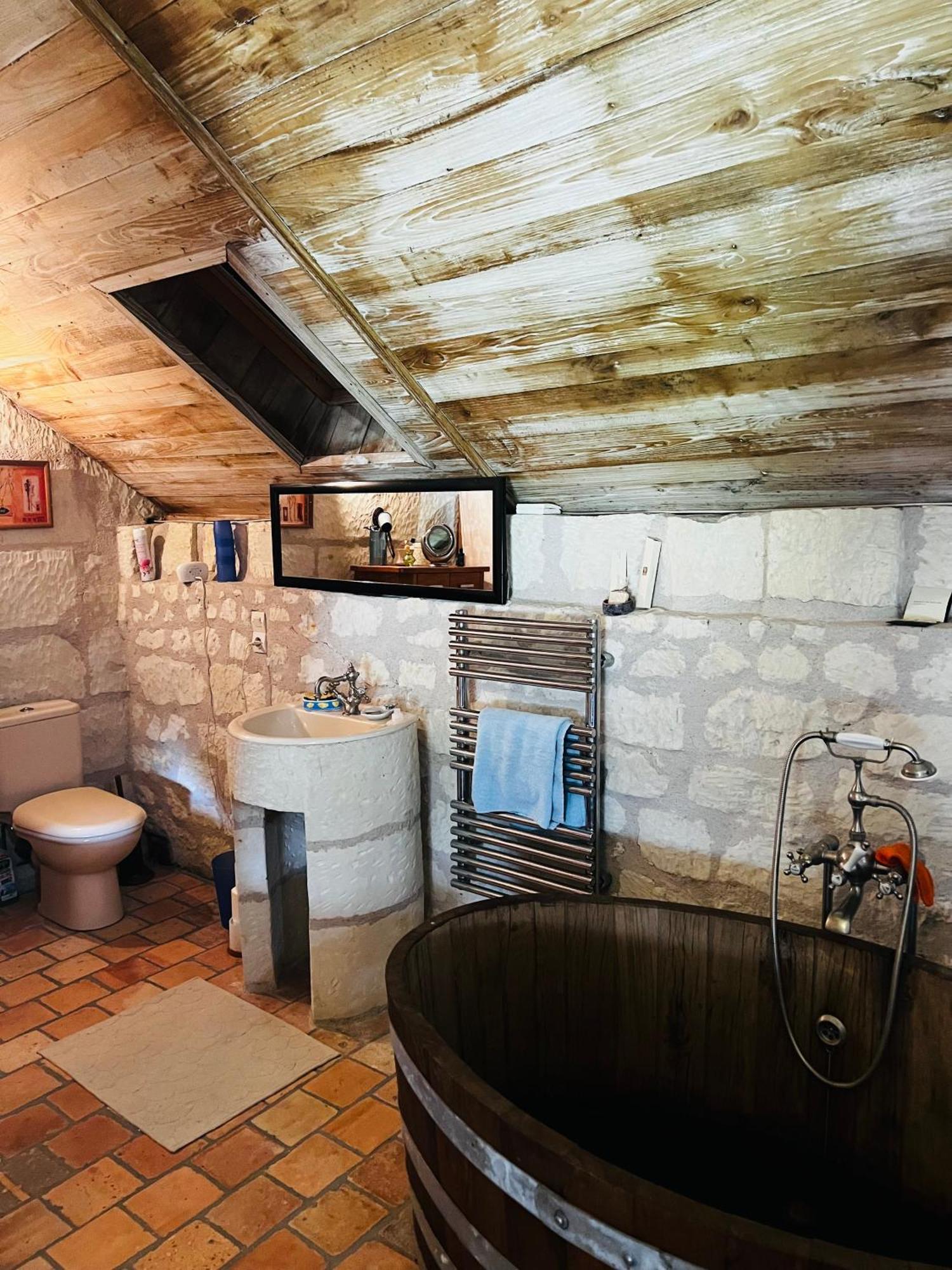 Chateau De La Thibaudiere - Chambre Du Tonneau Allonnes  外观 照片